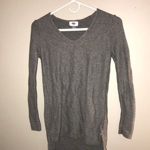 grey old navy sweater